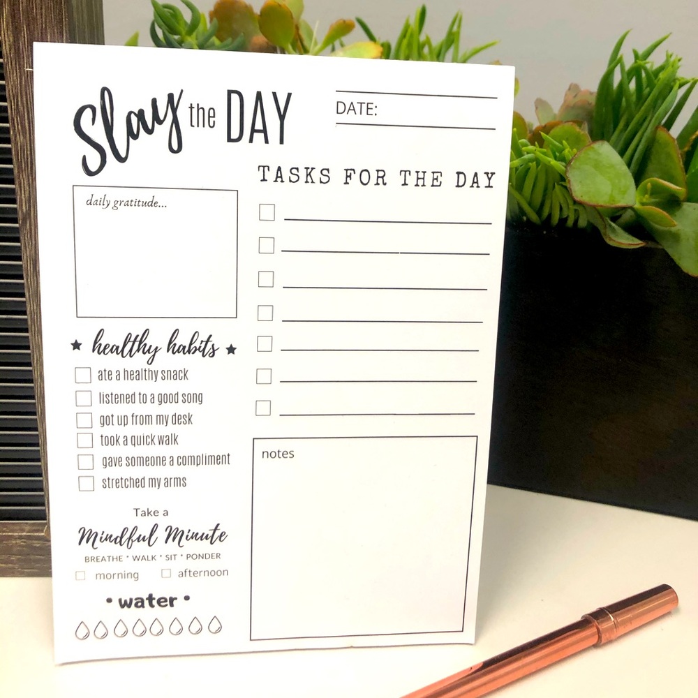 Daily Planner notepad